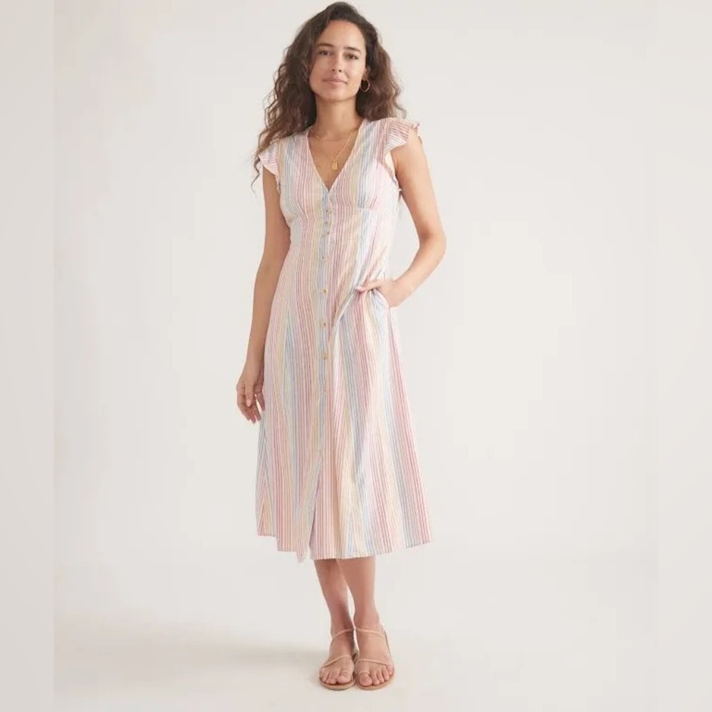 Marine Layer Multicolor Striped Dress